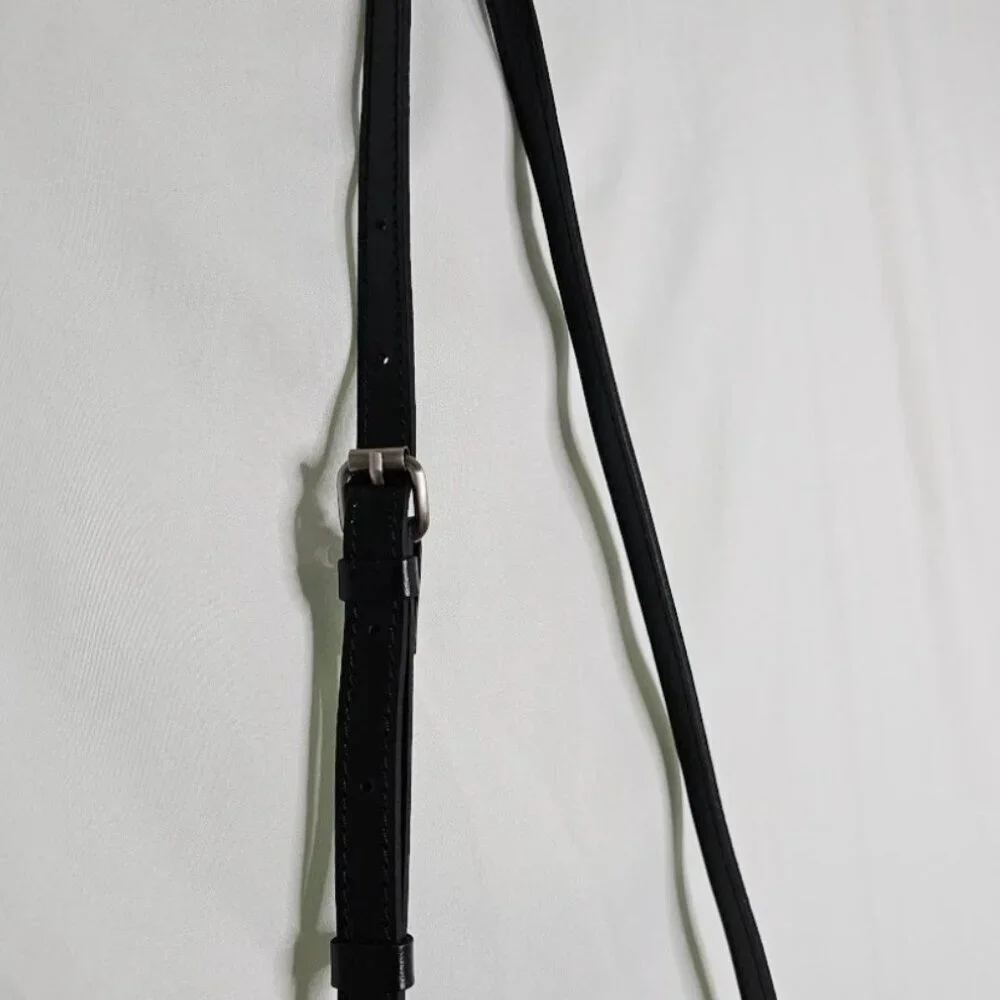 NWT PATRICIA NASH AIMEE Crossbody Bag BLACK Leather Classic Shoulder Handbag - Picture 7 of 11